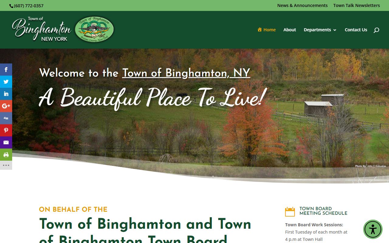 Town government records page relevant to Henrietta people search