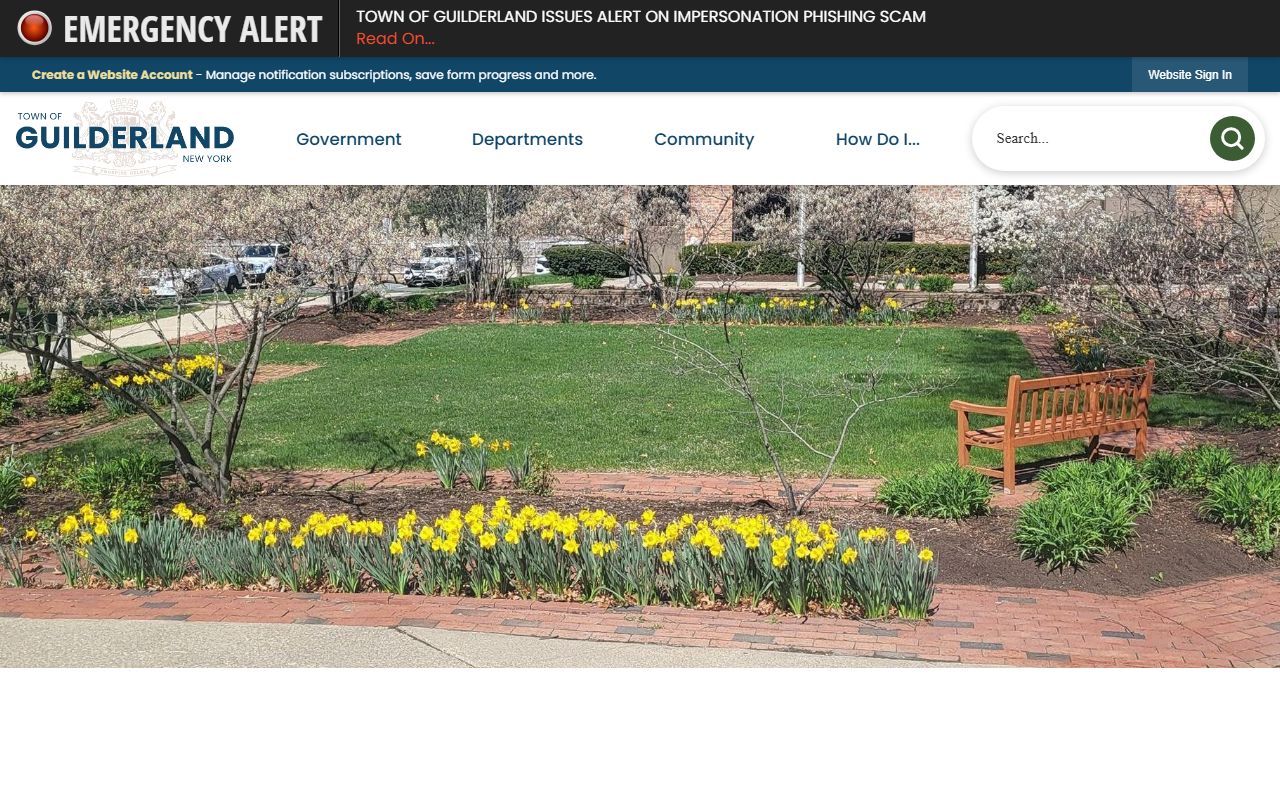 Town of Guilderland official website relevant to Mount Pleasant people search