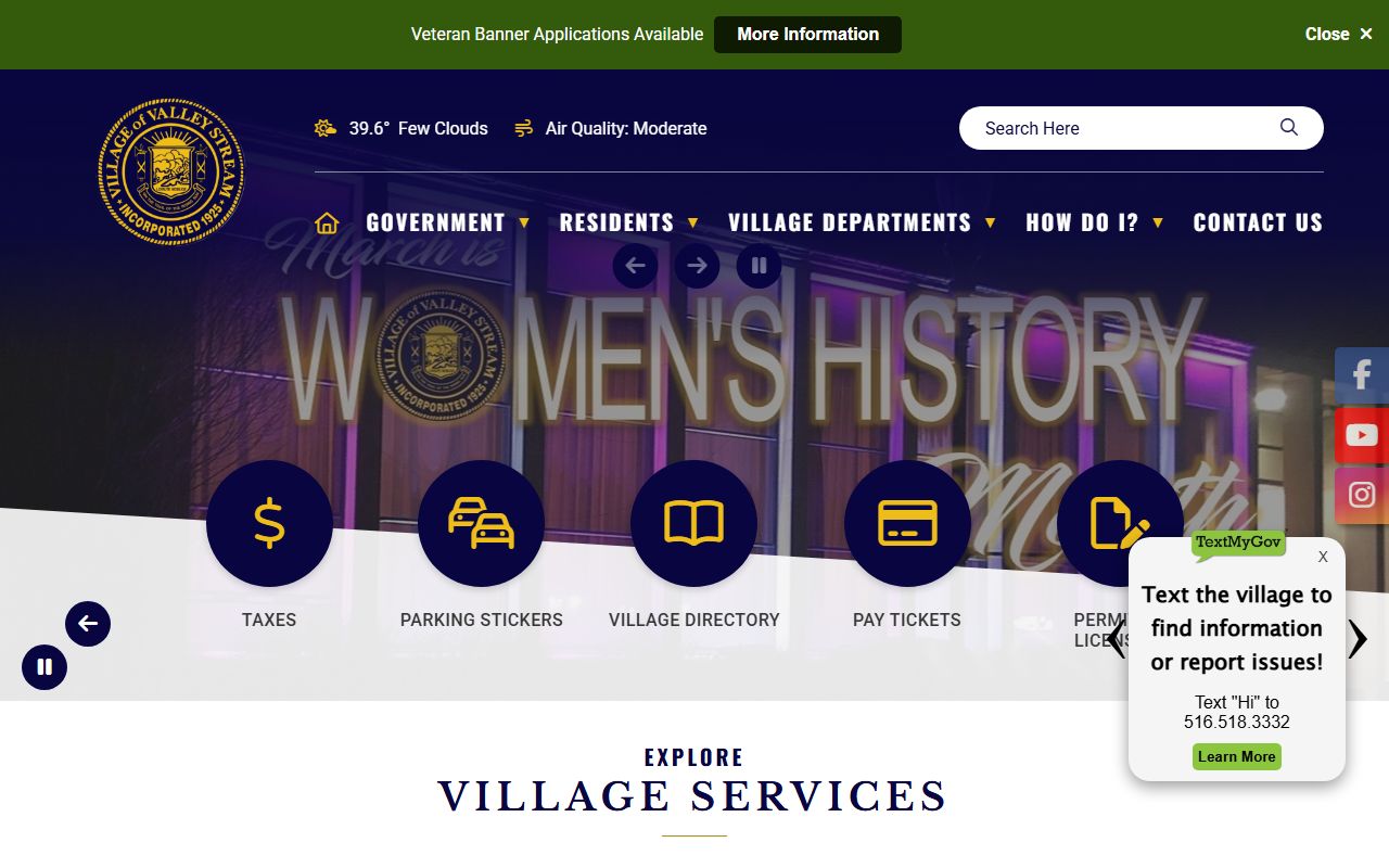 Clerk office services page for Niagara Falls people search