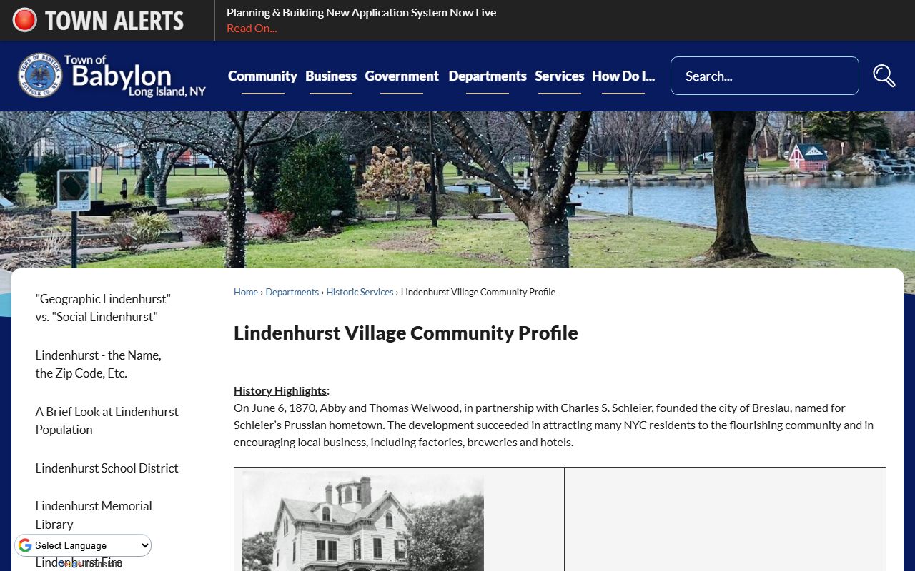 Lindenhurst Village community profile relevant to North Tonawanda people search