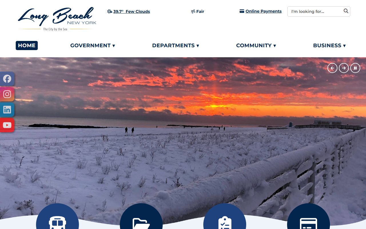 Long Beach city clerk page relevant to Penfield people search