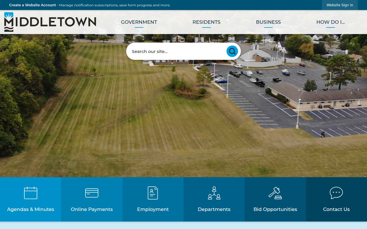 City of Middletown official website relevant to Poughkeepsie people search