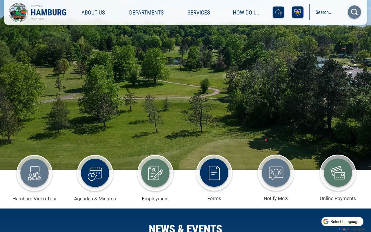 Town of Hamburg official website relevant to Schenectady people search