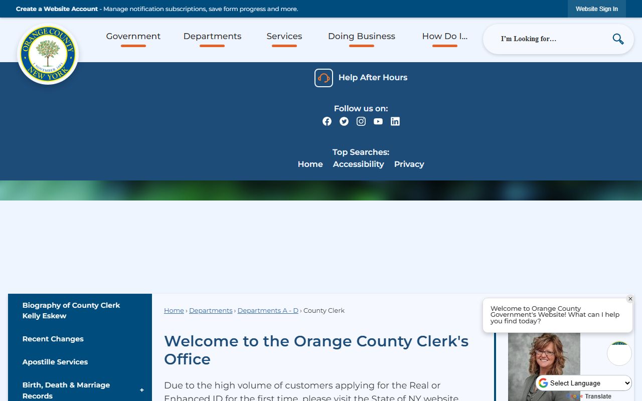 Orange County Clerk's Office relevant to Troy people search