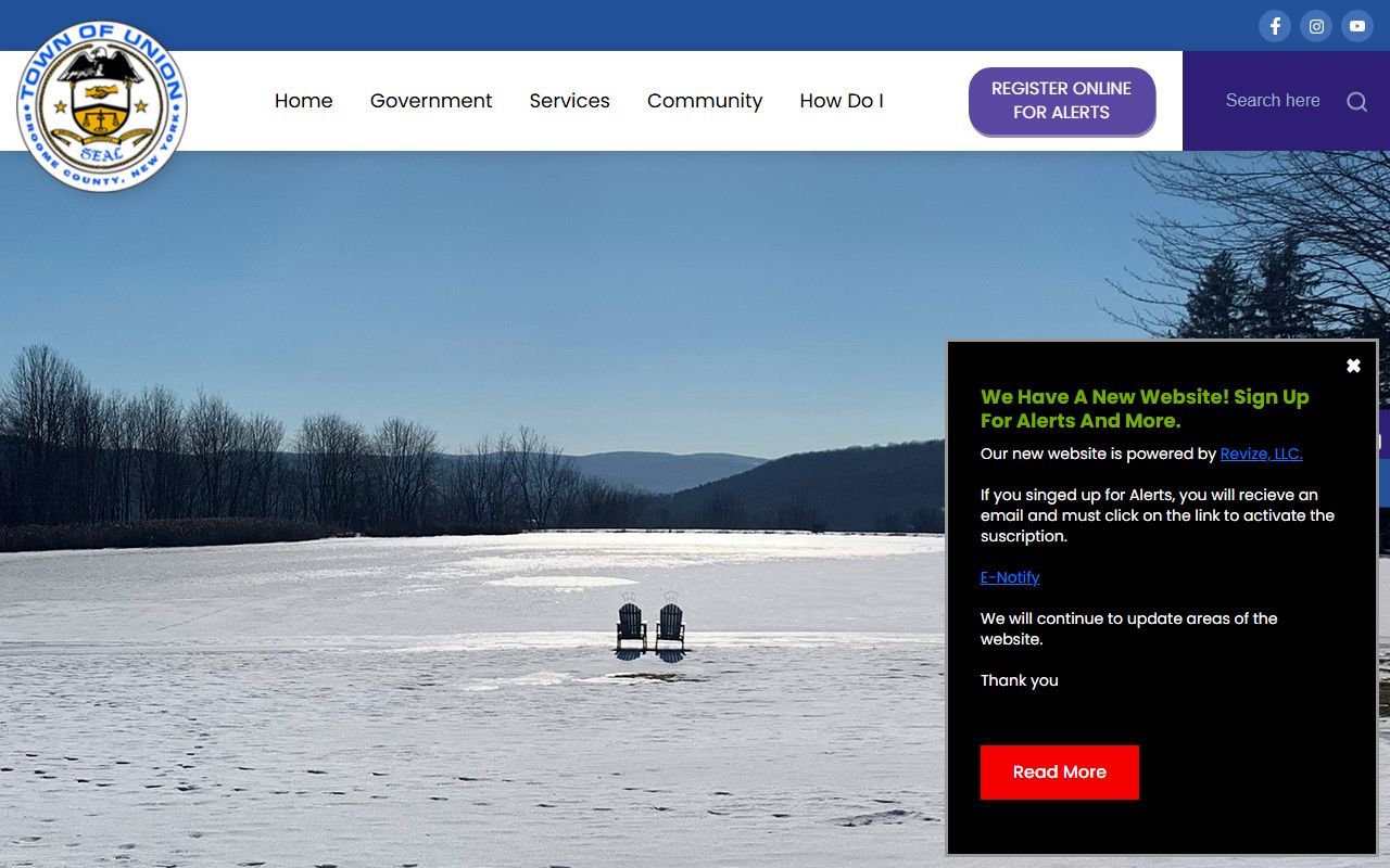 Town of Union official website relevant to White Plains people search