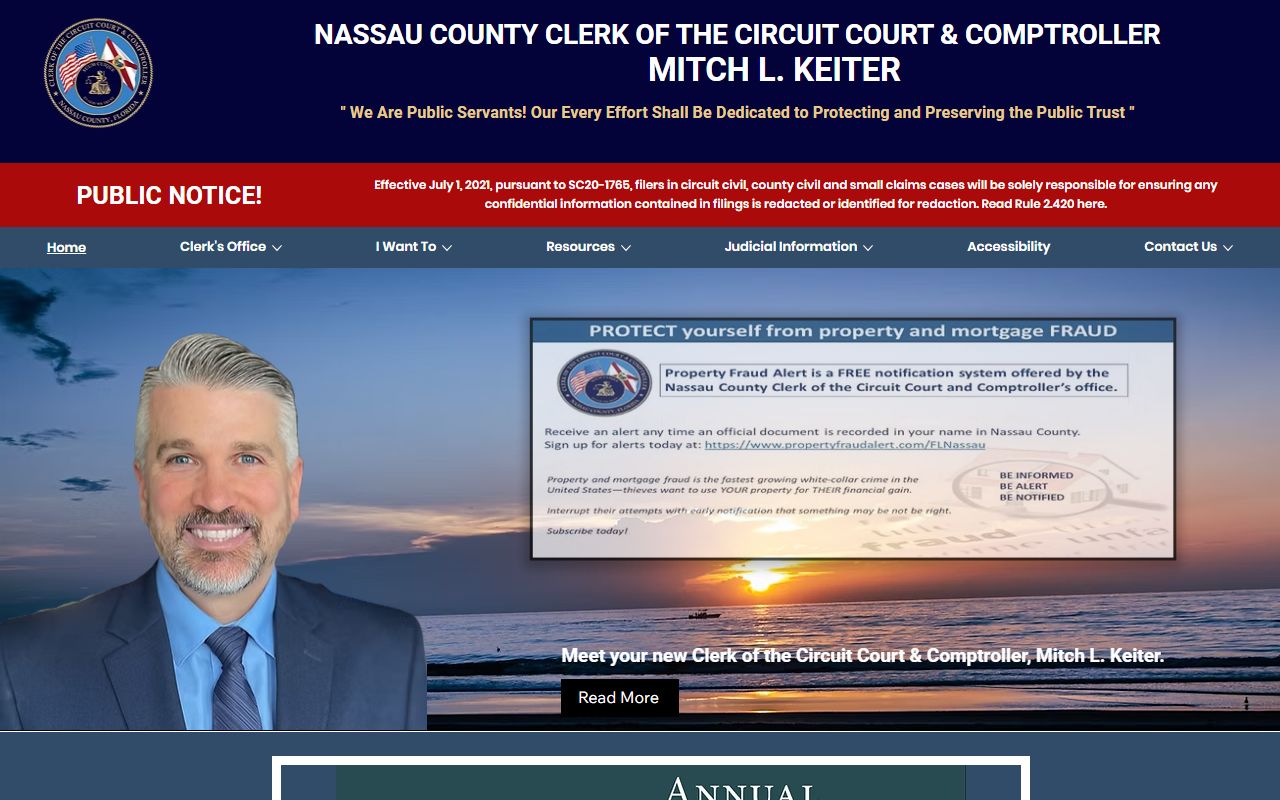County clerk website for Bronx County people search reference